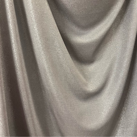 Dress Barn Silver Sparkle Shimmer Dressy Top - Picture 5 of 7